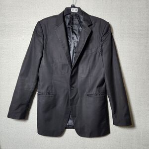 Dolce & Gabbana Size 48 Classic Black Men's Wool Blazer Suit Jacket